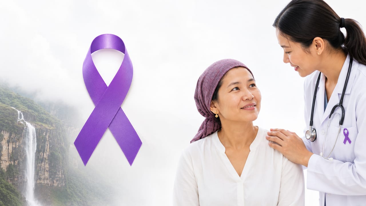 Free cancer screening and HPV vaccination health camp in Meghalaya